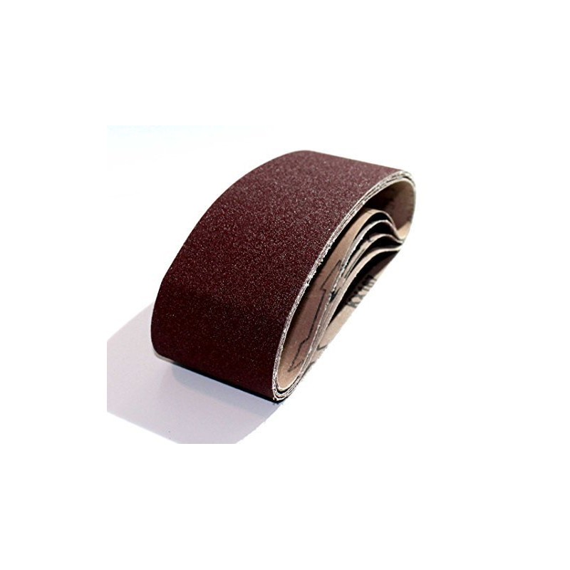80 Grit Sanding Belt 75 x 533 mm 10 pieces