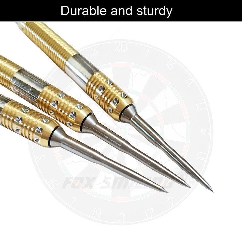 FOX SMILING Steel Dart Tip Converter Points 2BA, Replacement Tips