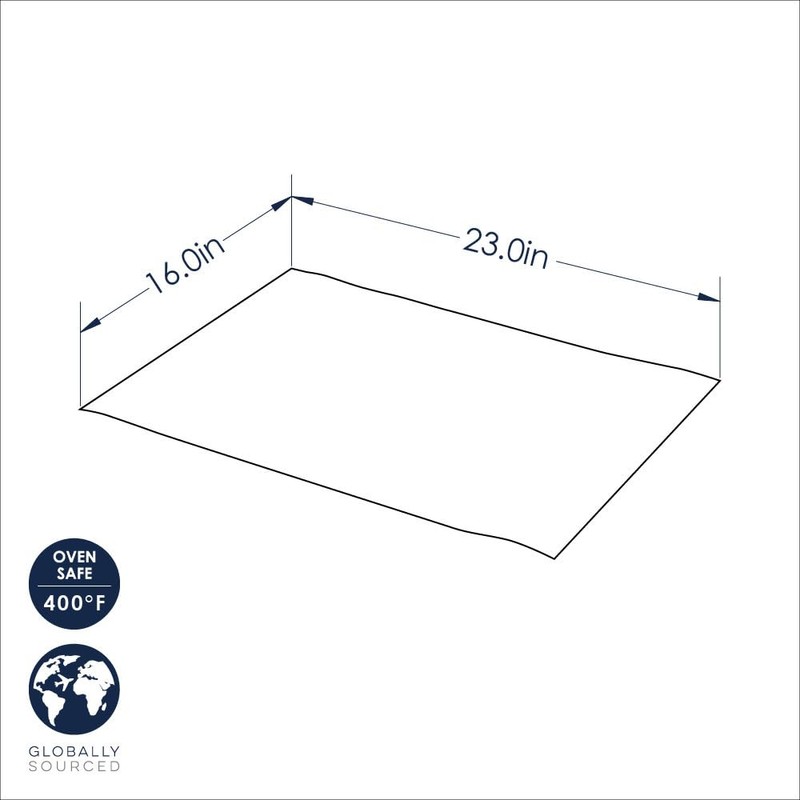 Nordic Ware NonStick Oven Liner, 16 x 23 Inches, Black