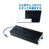 アンサー Switch有機ELモデルドック用 寝かせて立たせて2Wayスタンドハブ【横置き/縦置き/USBハブ機能/約20度傾斜/TVボード収納】