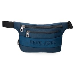 Pepe Jeans Ancor Toiletry Bag Shoulder Bags Perfect for Organizing Multiple Compartments By Joumma Bags, blue, Unit size, Belt bag