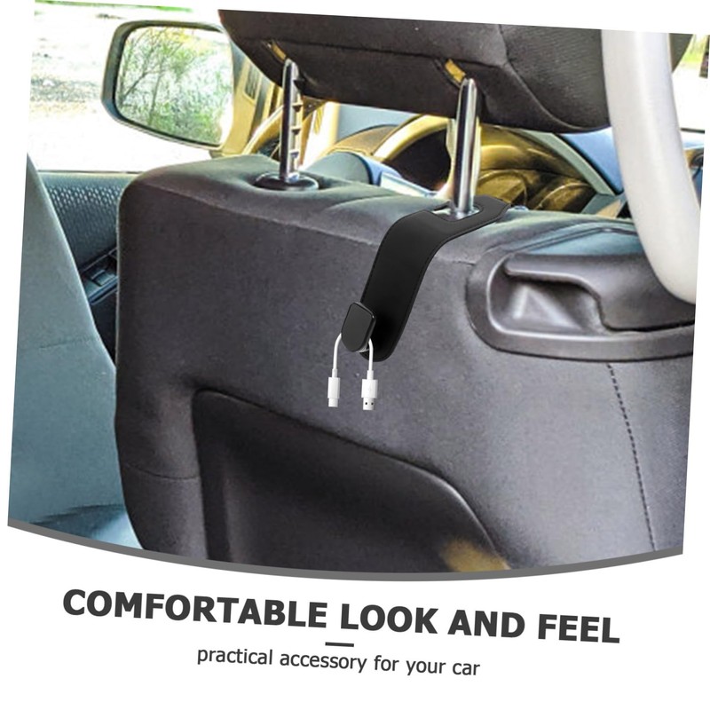 GRIRIW Car Headrest Hooks Multi-Function Storage Organizer for Purses and