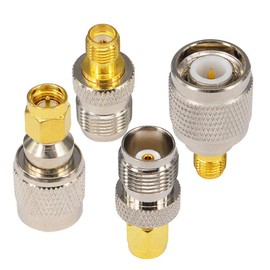 leeyovk SMA TNC RF Coaxial Adapter Kit SMA Male Female to TNC Male Female 4G Router Connector 4G Antenna Adapter SMA Antenna CB Antenna Hum Radio CB Radio PCI Wireless Wifi Router Antenna Wlan