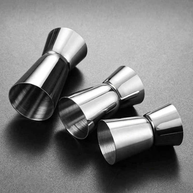 Set of 3 ZONADAH Measuring Cup 15/30ml 25/50ml 20/40ml Stainless