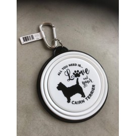 Gifted Wholesale ltd Collapsible Pet/Dog/Cat Dowl - Assorted Designs (Cairn Terrier)