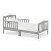 Dream On Me Classic Design Toddler Bed in Cool Grey,