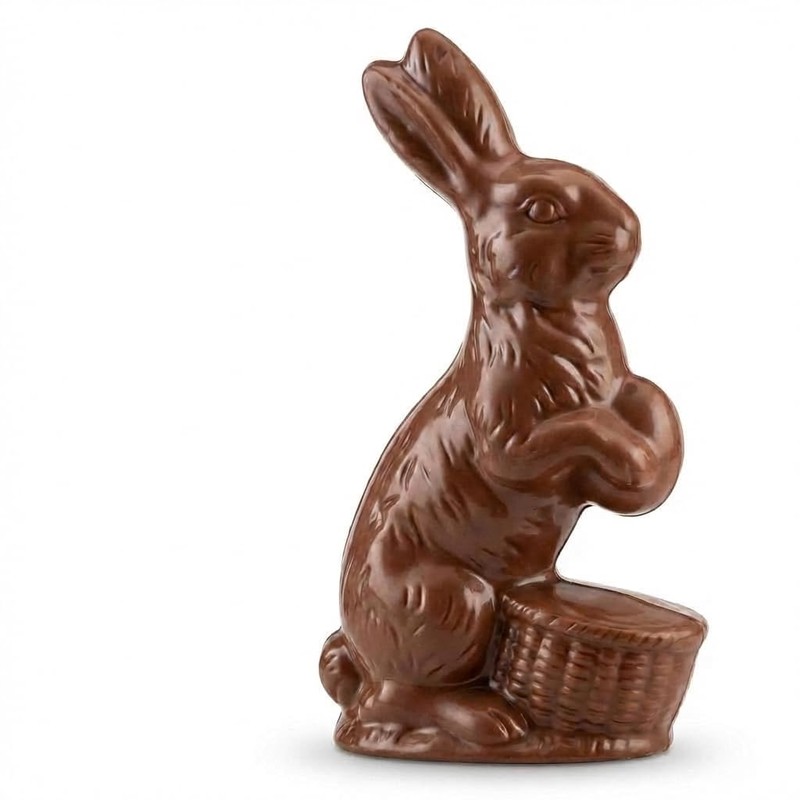 6" Bunny with Basket Assembly Chocolate Candy Mold for Easter