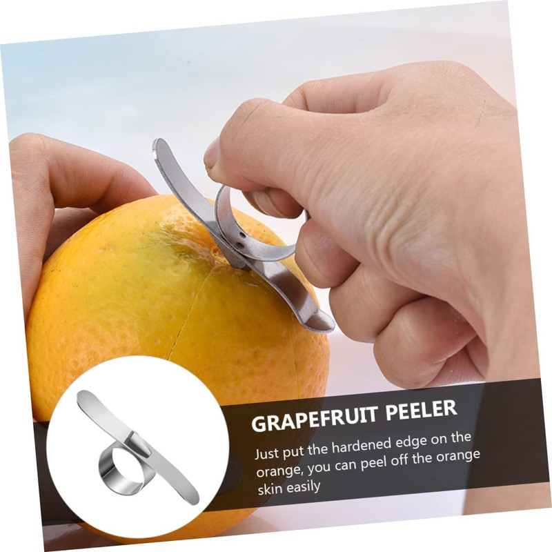 Mikinona 3 Sets 4pcs Sturdy Stainless Steel Peelers Citrus Peelers