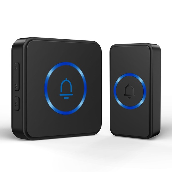BESIMLIVE Wireless Doorbell Set, Mini Wireless Bell with 1 Receiver,