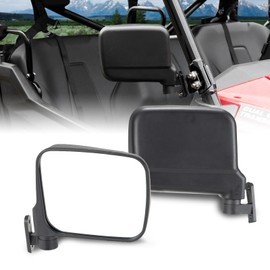 HAKA TOUGH Side Mirrors for H-onda Pioneer 700-2 700-4 Accessories 2014-2025,Wide Folding Rear View Mirror for Honda Pioneer 700 2P 4P 2012025 Side View, 2PCS