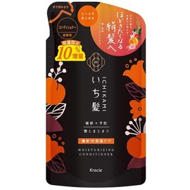 Kracie Home Products ICHIKAMI Dense W Moisturizing Care Conditioner, Refill Increase, 12.8 oz (363 g)