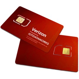 IoTDataWorks - Verizon Wireless Flexible Plan for IoT Applications | No Contracts Required | Designed for IoT Devices - No Voice/SMS | IoT SIM Card Only | IotDataWorks USA (2 Pack)