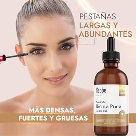 Hebbe - KIT de Aceites Puros de Ricino, Almendras, Argán y Rosa Mosqueta 100% Puros, Hidratante y Nutritivo para Piel y Cabello, 400 ml