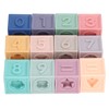 Soft Rubber Blocks Babies Children Chewing Silicone Early Childhood Educational