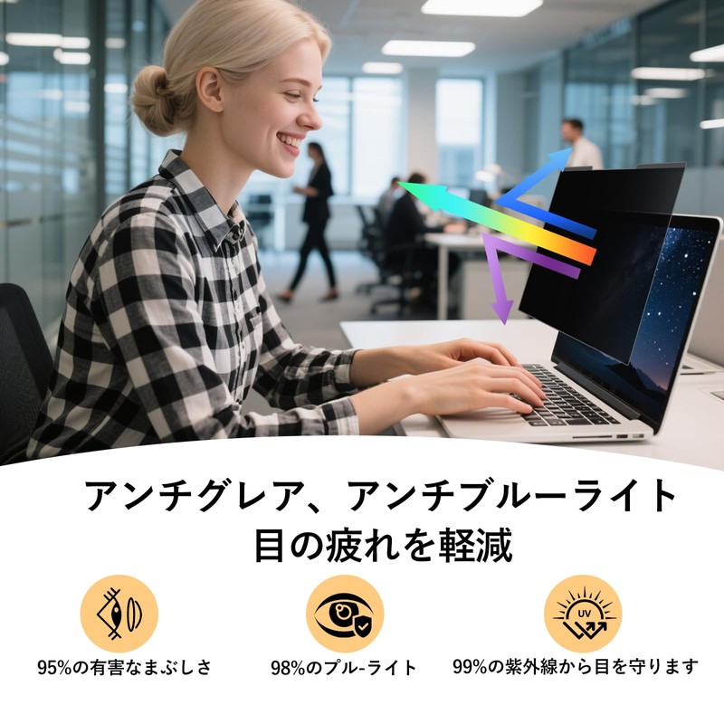 STARY 14" 16:10 Magnetic Anti Peeking Filter, Privacy Filter, Screen