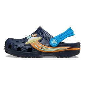 Crocs Unisex Kinder Classic UFO Lights Clog T Clog, Navy, 25/26 EU