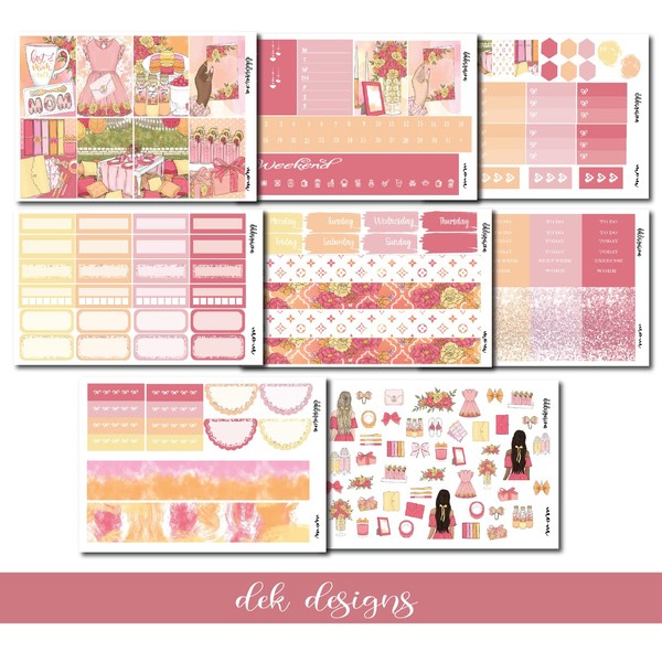 Life Planner Sticker Kit, MOM, over 150 stickers on premium