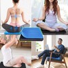 JISRKP Double-Layer Thick Honeycomb Cushion With Cloth Cover, Large Gel