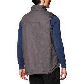 Carhartt Carhartt Men's Sherpa Lined Mock-Neck Vest, Gravel, X-Large