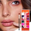 Lip Gloss Palette | 20 Colors Eye Shadow Palette Makeup,Lightweight