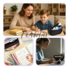 Grandes Estuches para lapiseras Escolares De Negro,lapiceras Organizadoras.Portátil,impermeable,de gran capacidad,duradero.BRNAELY