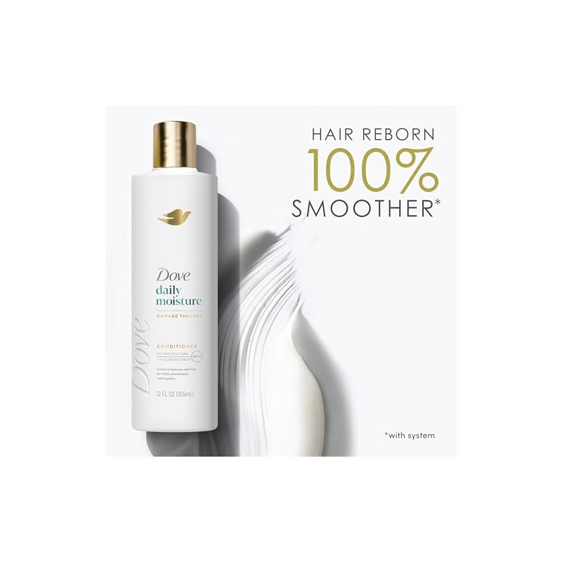 Dove Nutritive Solutions Conditioner, Daily Moisture 12 oz, 4 ct
