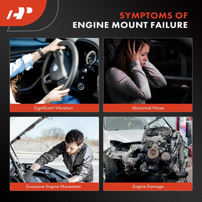 A-Premium Front Right Passenger Side Engine Motor Mount Compatible with