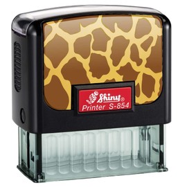 Shiny S-854 Self Inking Notary Stamp Virginia (Giraffe Faceplate)