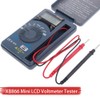 LCD Digital Multimeter, Mini Pocket Auto Range Voltmeter Ammeter LCD