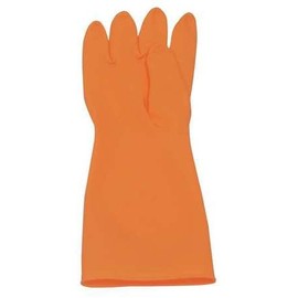 Honeywell Chem Resistant Gloves, Orange, Sz 8, PR
