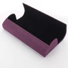 Megan 2946-04 Glasses Case, Stylish, Silky, Japanese Style, Kyomurasaki, Lightweight,