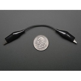Adafruit Short Wire Alligator Clip Test Lead (Set of 12)