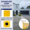 42-Inch Height Safety Bollard 4.5-Inch Diameter Yellow Steel Pipe 8