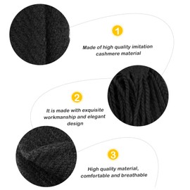 Baluue Warm Shawl Scarf for Winter Soft Solid Color Imitation Cashmere Wrap Versatile Oversized Scarf for All Occasions Men and Women