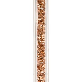 Sparkles Home Vetrina Stem Toasting Flute, Sophisticated Crystal Glassware for Champagne, Cocktails, Special Celebrations and Everyday Events, Rose Gold, Set of 2 in Gift Box
