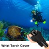 AFCJLTO Wrist Flashlight Holster 20-25mm Diving Torch Arm Mount Hands
