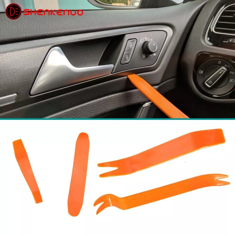 SHENKENUO Set4 Door Panel Car Trim Removal Tool Kit Clip