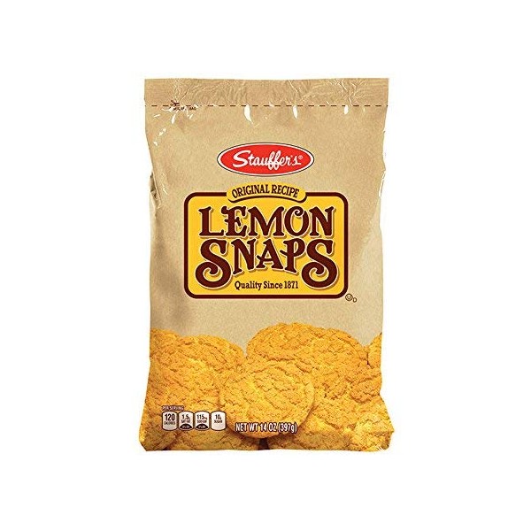 Stauffer Cookie Lemon Snaps Original 14 Oz