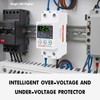 SINOTIMER Adjustable Voltage Surge Protector 110VAC 120VAC, Relay with LED