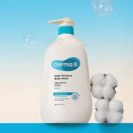 Dermave [더마비] 데일리 모이스처 (대용량) 바디워시 (코튼머스크) 880ml 2개 (+바디로션20ml 2개) Dermabi Daily Moisture Body Wash (Cotton Musk) 880ml 2pcs (+Body Lotion 20ml 2pcs)