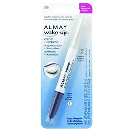 Almay Wake-Up Eyeliner and Highlighter, Sapphire Splash & Iced Diamond