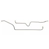 The Stop Shop Prebent Galfan Coated Steel Rear Brake Lines, pair (See description for fitment)