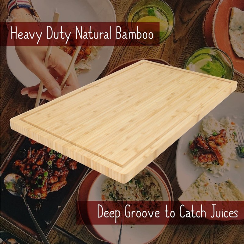 BambooMN Jenn Air Bamboo Range Burner Cutting Board, New Vertical