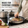 Universal Silicone Glass Pot Lid with Steam Vent, 16-32cm