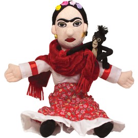 The Unemployed Philosophers Guild Frida Kahlo Doll - 11" Soft Stuffed Plush Little Thinker