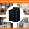 2Pack Washer and Dryer Covers, Portable Washer Cover with Zipper