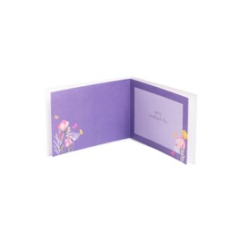 UK Greetings Birthday Card for Her/Friend - Blue & Floral Design