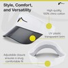 VISTO Sports Visor with See-Through Brim - Visual Clarity, No
