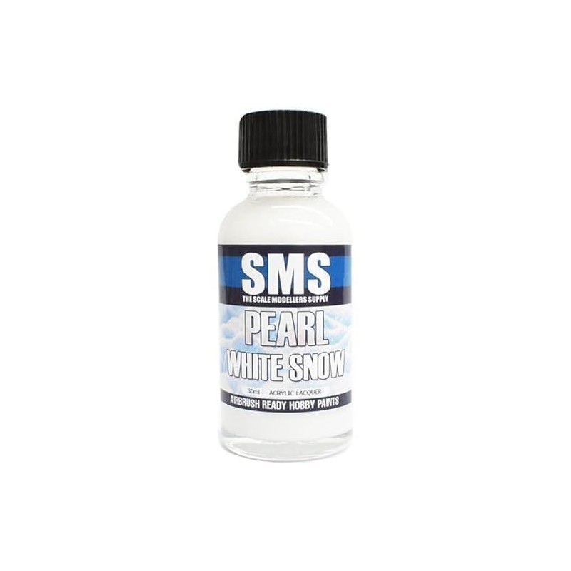 SMS The Scale Modellers Supply Pearl WHITE SNOW 30ml -
