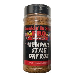 Smokin' In Style Memphis Style BBQ Rub - Award Winning Blend of Spices and Herbs - 11.5 oz (326.02g)